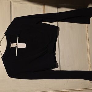 Elegant Black Women's Crop Top